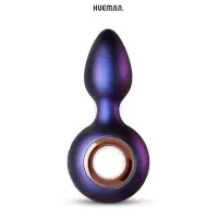 Plug Vibratório Curto com Base em Anel 6,5 cm - Hueman