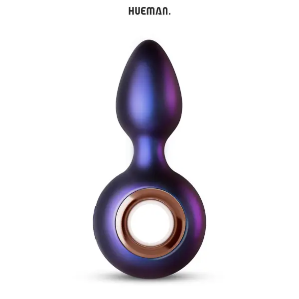 Plug Vibratório Curto com Base em Anel 6,5 cm - Hueman