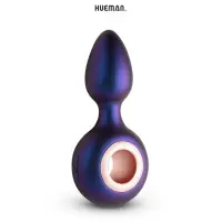 Plug Vibratório Curto com Base em Anel 6,5 cm - Hueman