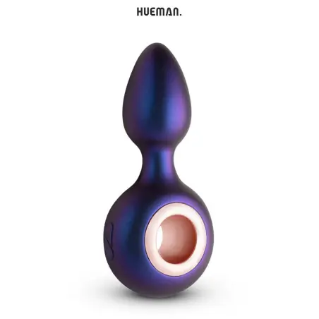 Plug Vibratório Curto com Base em Anel 6,5 cm - Hueman