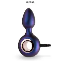 Plug Vibratório Curto com Base em Anel 6,5 cm - Hueman