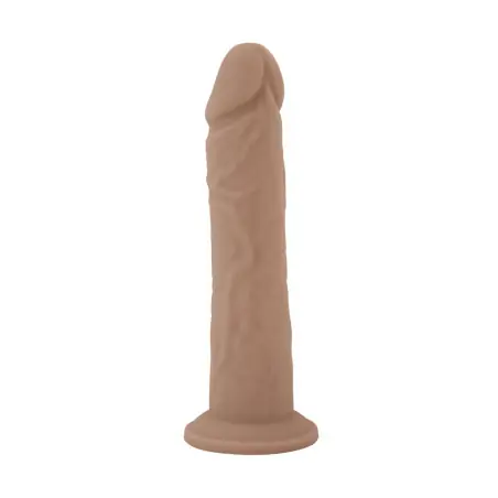 Dildo Dual Density Silexpan Cor Carne 8" (20 cm) — Model 2 - SilexD