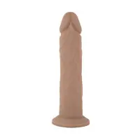 Dildo Dual Density Silexpan Cor Carne 8" (20 cm) — Model 2 - SilexD