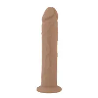 Dildo Dual Density Silexpan Cor Carne 9" (23 cm) — Model 2