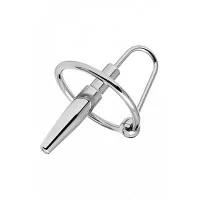 Tapón uretral con anillo de acero para glande