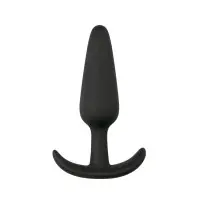 Plug de Silicone Preto 8 x 2,1 cm — Anchor - EasyToys