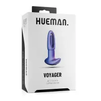 Plug Anal Vibratório e com Toque Percussivo por Controlo Remoto — Voyager - Hueman