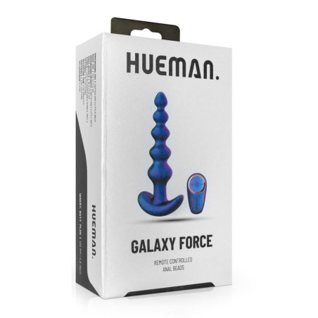 Plug anal vibrant télécommandé Galaxy Force - Hueman