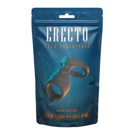 Manga de Compressão para Pénis e Ball Ring Silicone - Erecto