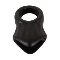 Cock Ring com Ball Stretcher Silicone - Erecto