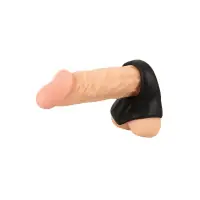 Cock Ring com Ball Stretcher Silicone - Erecto