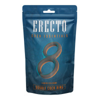 Double Cock Ring Silicone Forma 8 - Erecto