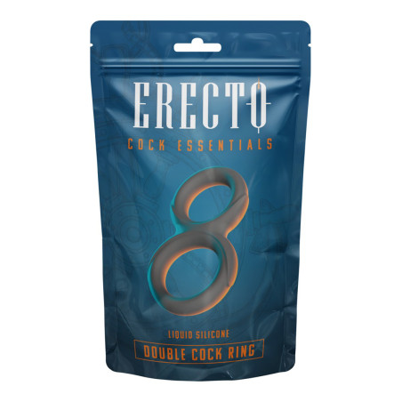 Double Cock Ring liquid silicone - Erecto