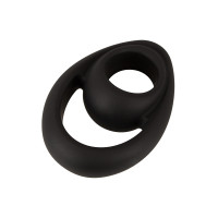 Double Cock & Ball Ring Silicone Preto - Erecto