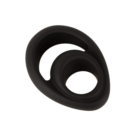 Double Cock & Ball Ring Silicone Preto - Erecto