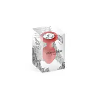 Plug Joia Silicone Vermelho Strass Tamanho S 7,2 cm - Hidden Eden