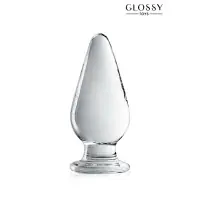 Plug de Cristal Transparente Ojiva 11,5 cm, 50 mm — Glossy n°26