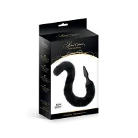 Plug Cauda de Gato Preta Articulada 66 cm - 