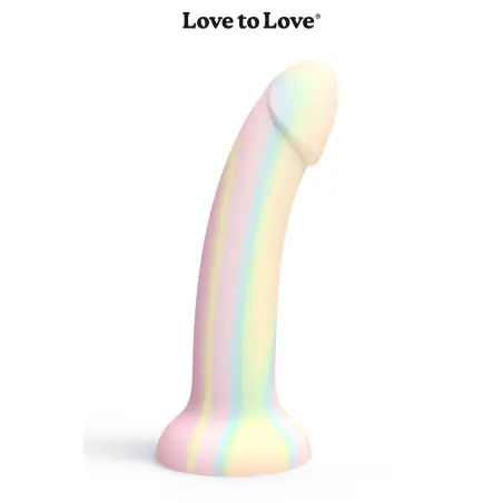 Dildolls Fantasia - Dildo em Silicone Pastel Fosforescente - 14 cm - 