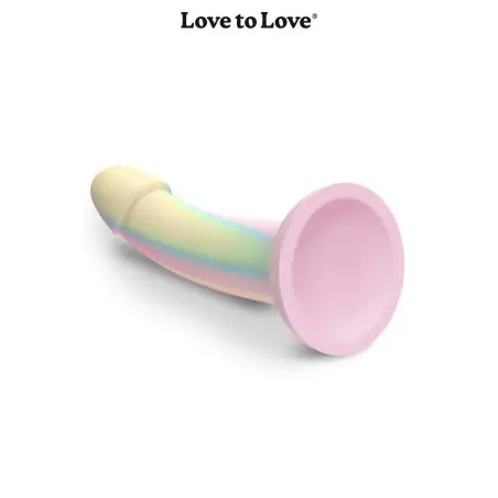 Dildolls Fantasia - Dildo em Silicone Pastel Fosforescente - 14 cm - 