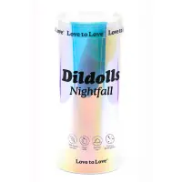 Dildolls Nightfall - Dildo em Silicone Líquido com Glitter - 14 cm - 