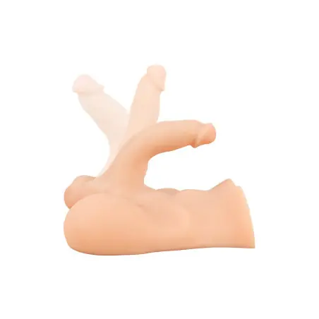 Masturbador de Bacia Homem 3 kg - Pénis 17 cm e Ânus Texturado - Realistixxx