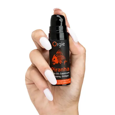 Creme Estimulante para o Pénis com Efeito Vibrante — Piranha Power Cream - Orgie