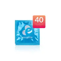 Pack de 40 Preservativos com Estrias e Pontos - Ribs & Dots Maxi - Easyglide