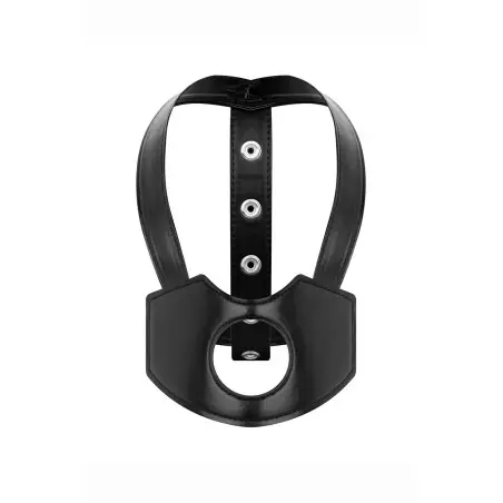 Harness Facial Strap-On com Suporte para Dildo - Bedroom Fantasies