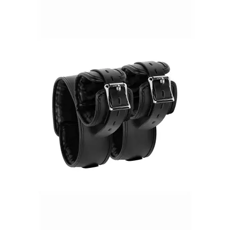 Algemas Acolchoadas para Coxas e Pulsos Preto - Bedroom Fantasies