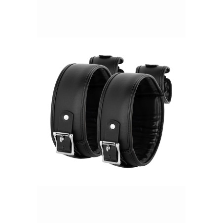 Algemas Acolchoadas para Coxas e Pulsos Preto - Bedroom Fantasies
