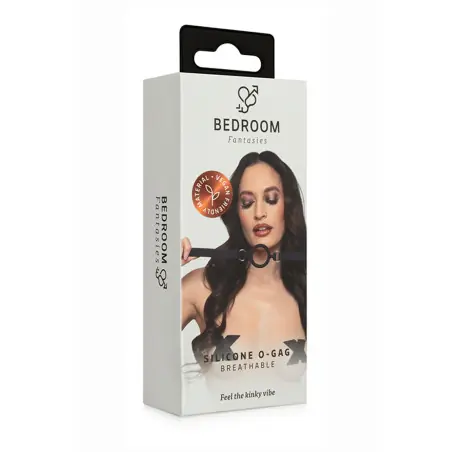 Mordaça O-Gag ajustável em silicone — Silicone O-Gag - Bedroom Fantasies
