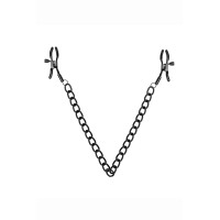 Pinzas para Pezones con Cadena Metal Negro