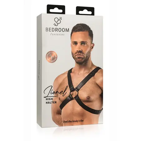 Harness High Halter Preto Vegan — Lionel - Bedroom Fantasies