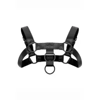 Harness Bulldog de Peito Preto Vegan — Bruno - Bedroom Fantasies
