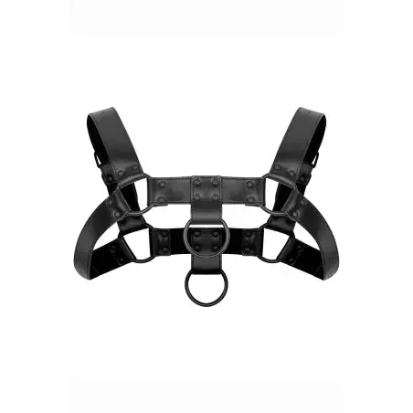 Harness Bulldog de Peito Preto Vegan — Bruno - Bedroom Fantasies