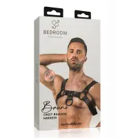 Harness Bulldog de Peito Preto Vegan — Bruno - Bedroom Fantasies