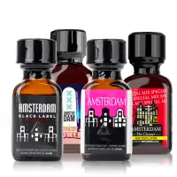 Pack Amsterdam Collection - 4 Poppers 24 ml - 
