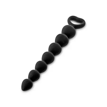 Corrente Anal em Silicone 18 cm - 7 Bolas, Iniciação Suave - 