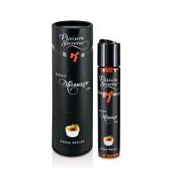 Edible massage oil 59 ml — Crème Brûlée