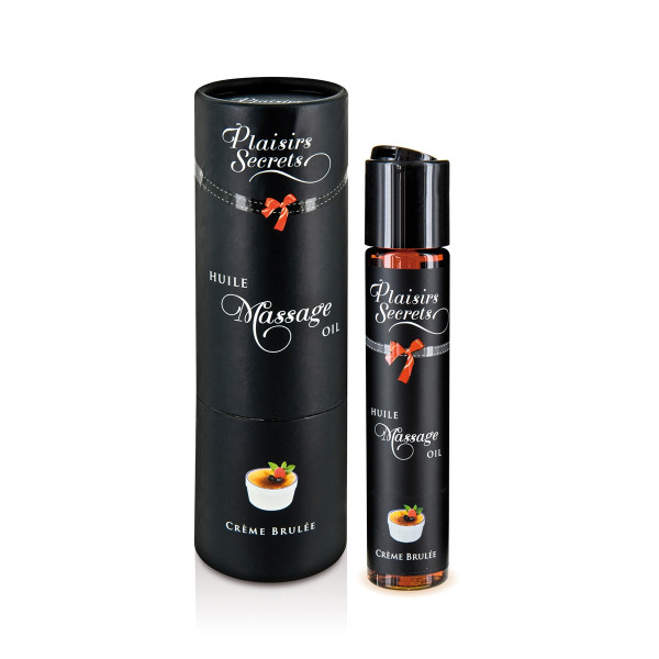Óleo de massagem comestível 59 ml — Crème Brûlée - 