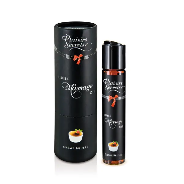 Óleo de massagem comestível 59 ml — Crème Brûlée - 