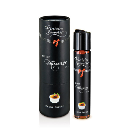 Óleo de massagem comestível 59 ml — Crème Brûlée - 