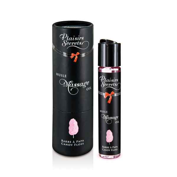 Óleo de massagem comestível 59 ml — Algodão-doce - 