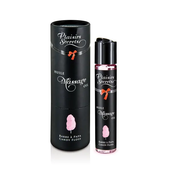 Óleo de massagem comestível 59 ml — Algodão-doce - 