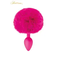 Fuchsia Pompom Bunny Tail Plug 6.5 cm