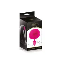 Plug Cauda de Coelho Pompom Fúcsia 6,5 cm - 
