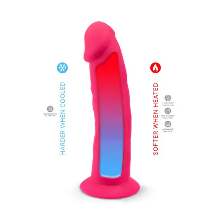 Dildo realista rosa grosso 19,2 cm — Model 2 - SilexD