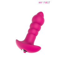 Plug Vibratório Anelado Silicone Médico 8,5 cm — Taboo - 