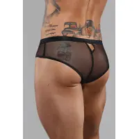 Slip brasileiro transparente — Izan Preto - Regnes